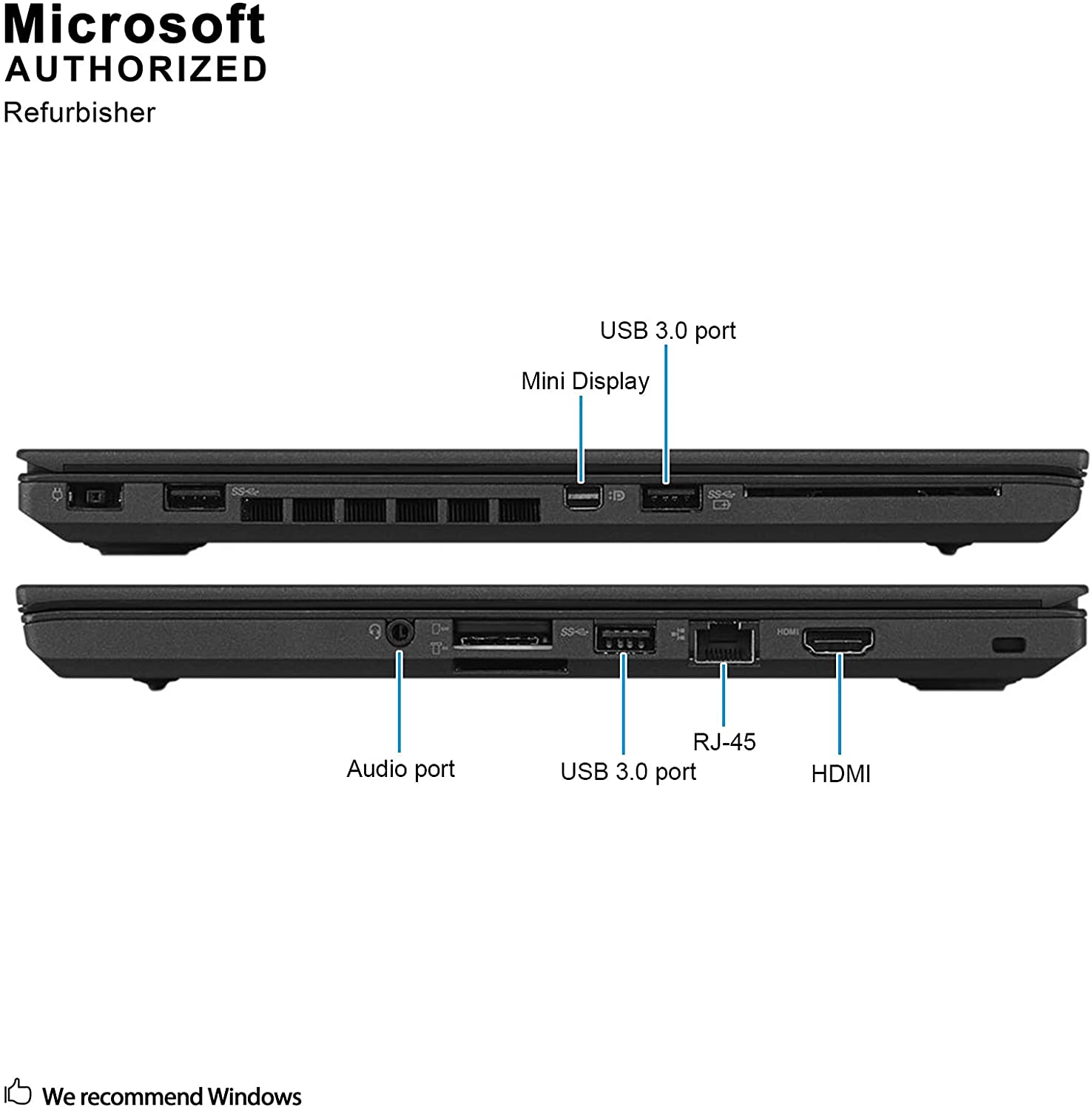 Lenovo ThinkPad T460 - Core i5-6200U /Ram 8GB / SSD 256GB / FHD / Win10P /  Renewed - Bán Laptop nhập Mỹ - Đặt cấu hình Laptop từ web nhà sản xuất